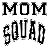 Mom Squad On Black 3/4 Sleeve Shirt | Artistshot