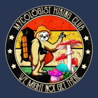 Mycologist Hiking Club We Might Not Get There Sloth Men Denim Jacket | Artistshot