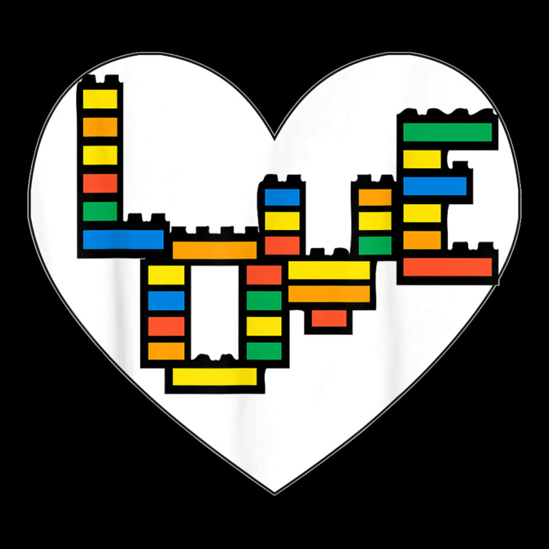 Valentines Day Love Heart Building Block Bricks Toys Adjustable Cap | Artistshot