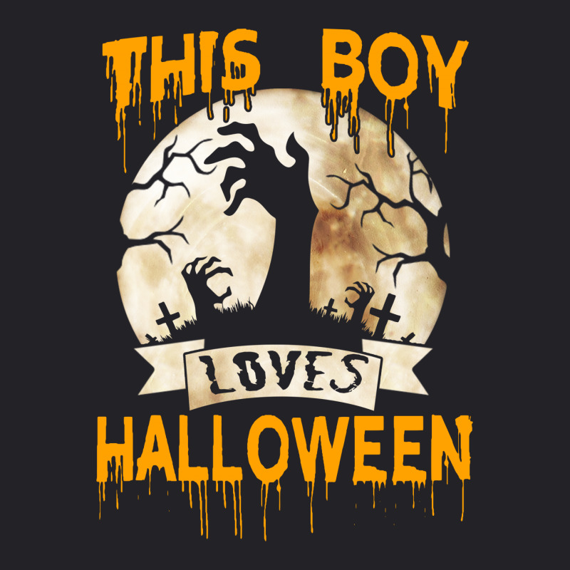 Halloween Costume This Boy Loves Halloween Youth Tee | Artistshot