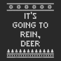 It's Going To Rein Deer Christmas Dad Jokes Xmas Punchline T Shirt Printed Hat | Artistshot