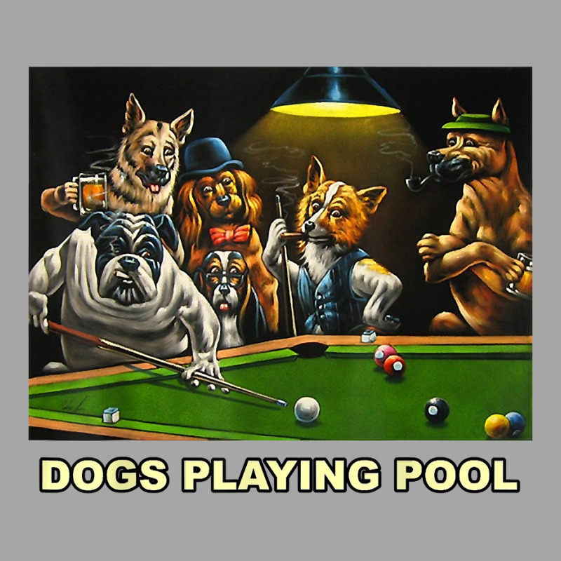 Dogs Playing Pool Art Work Puppies Snooker Pocket Billiards T Shirt Toddler Sweatshirt by cm-arts | Artistshot