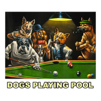 Dogs Playing Pool Art Work Puppies Snooker Pocket Billiards T Shirt Baby Tee | Artistshot