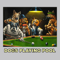 Dogs Playing Pool Art Work Puppies Snooker Pocket Billiards T Shirt Baby Bodysuit | Artistshot