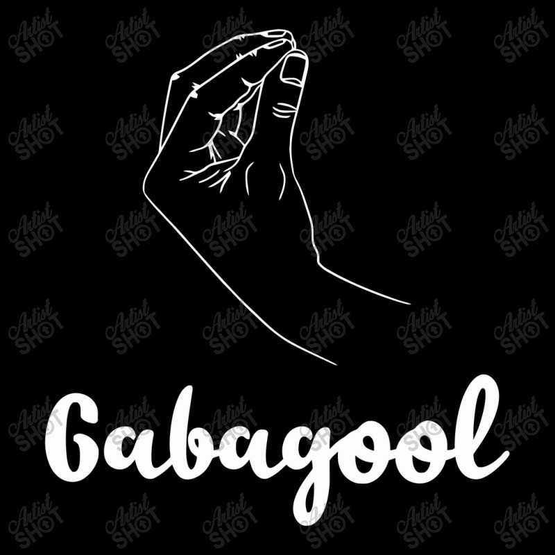 Gabagool Italian American Meat With Hand Sign Funny Design Fleece Short | Artistshot