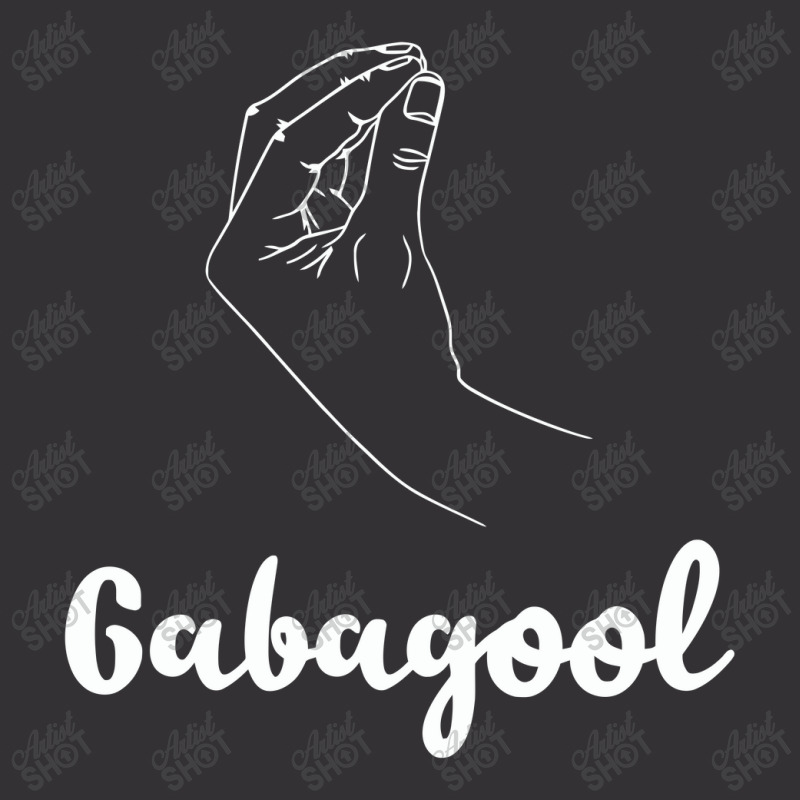 Gabagool Italian American Meat With Hand Sign Funny Design Vintage Hoodie And Short Set | Artistshot