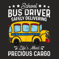 Funny Busman School Bus Driver Safely Delivering Precious T Shirt Ladies Fitted T-shirt | Artistshot