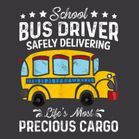 Funny Busman School Bus Driver Safely Delivering Precious T Shirt Ladies Curvy T-shirt | Artistshot