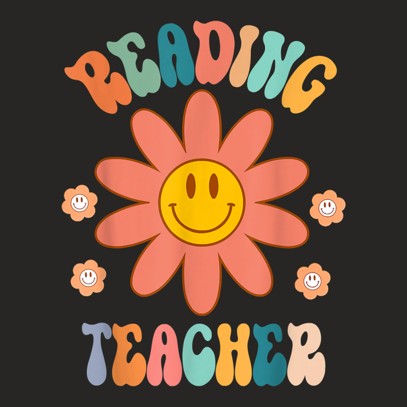 Funny Reading Teacher Rainbow Back To School Appreciation T Shirt Ladies Fitted T-Shirt by cm-arts | Artistshot