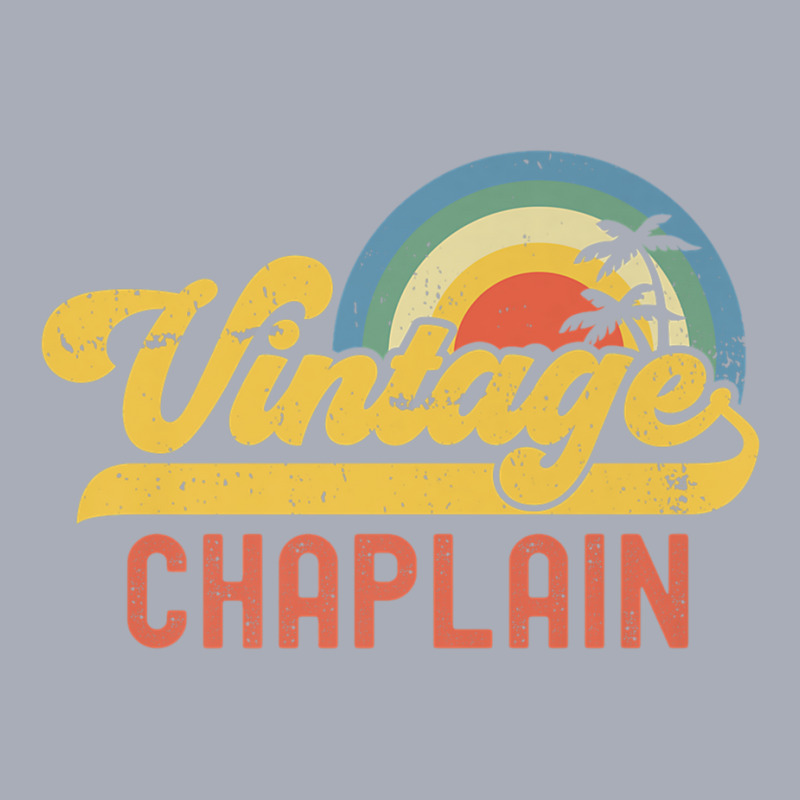 Chaplain Vintage Sunset Profession Retro Job Title Premium T Shirt Tank Dress by cm-arts | Artistshot