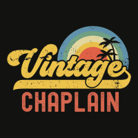 Chaplain Vintage Sunset Profession Retro Job Title Premium T Shirt Scorecard Crop Tee | Artistshot