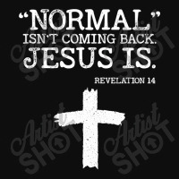 Normal Isn't Coming Back But Jesus Is Revelation 14 Costume Crop Top | Artistshot