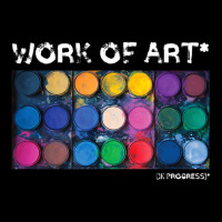 Work Of Art In Progress Perfect Artist Women's V-neck T-shirt | Artistshot