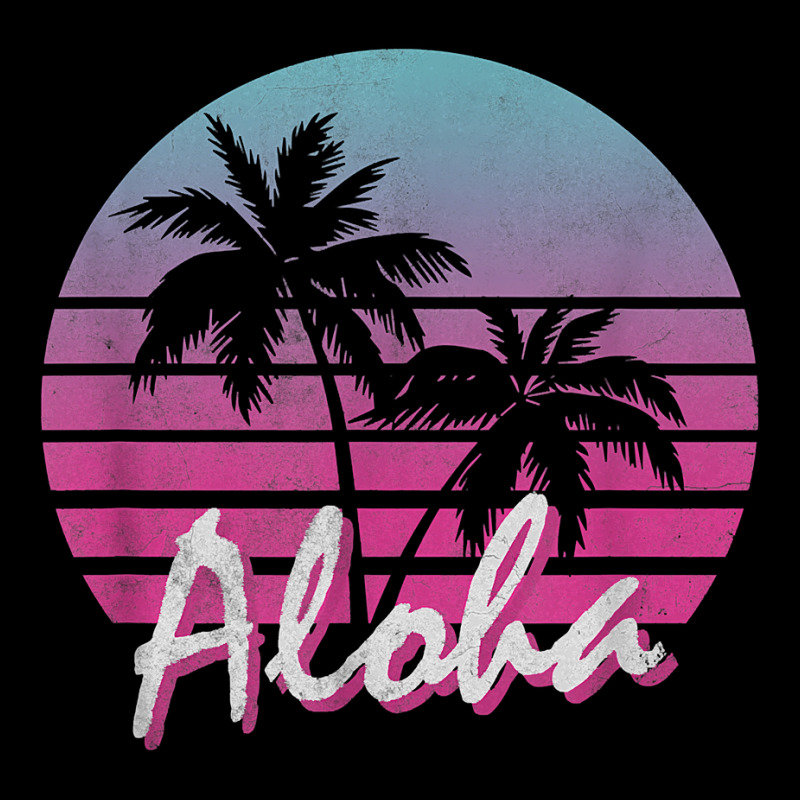 Aloha Hawaii Hawaiian Island Palm Beach Surf Vintage T Shirt Men's Long Sleeve Pajama Set by cm-arts | Artistshot