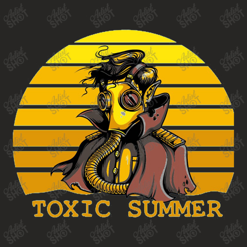 Toxic Summer, Printing Science And Technology Ladies Fitted T-Shirt by centaureablues | Artistshot