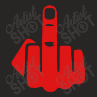 Middle Finger Ladies Fitted T-shirt | Artistshot