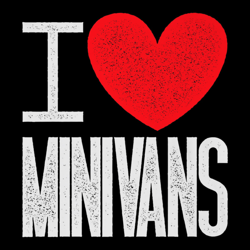 I Love Minivans   Heart Mini Van Funny Parent Mom Dad Premium T Shirt V-Neck Tee by cm-arts | Artistshot