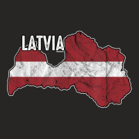 Vintage Patriotic Letts Latvians Pride Latvia Flag Ladies Fitted T-shirt | Artistshot