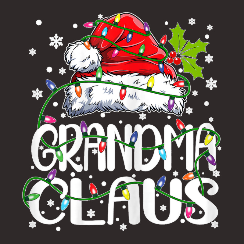 Womens Grandma Claus Christmas Lights Pajama Family Matching Racerback Tank by MICHAELFRANCISSMITH | Artistshot