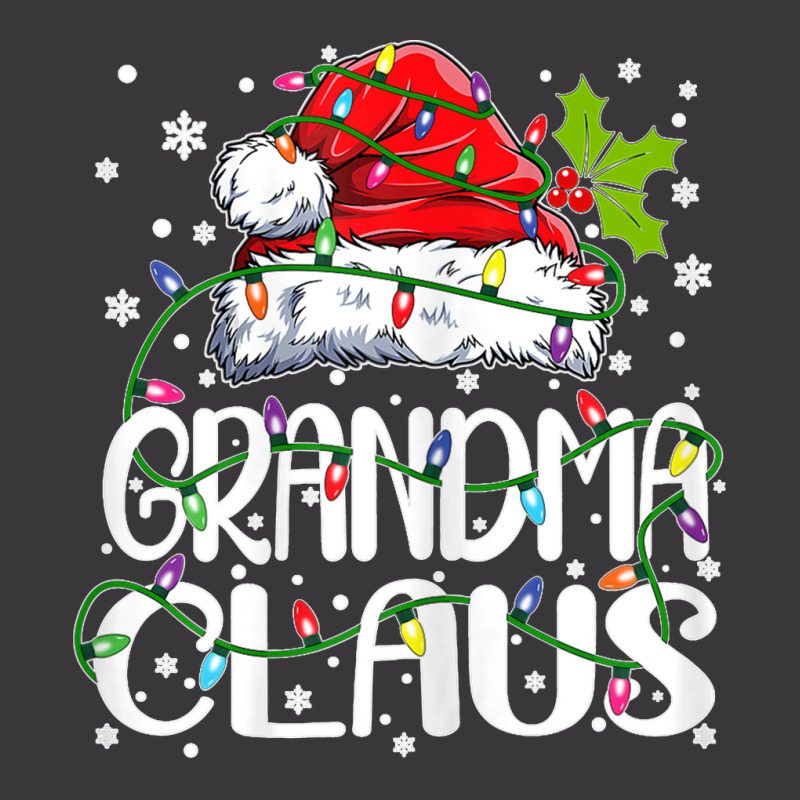 Womens Grandma Claus Christmas Lights Pajama Family Matching Ladies Curvy T-Shirt by MICHAELFRANCISSMITH | Artistshot