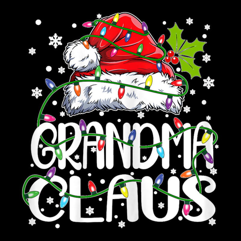 Womens Grandma Claus Christmas Lights Pajama Family Matching Legging by MICHAELFRANCISSMITH | Artistshot