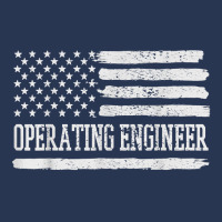 Operating Engineer Usa Flag Men Denim Jacket | Artistshot