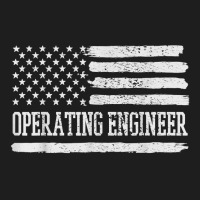 Operating Engineer Usa Flag Classic T-shirt | Artistshot