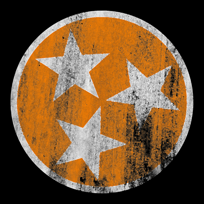 Orange Tennessee Flag Volunteer State Stars Vintage Women's V-Neck T-Shirt by ToraHernton | Artistshot