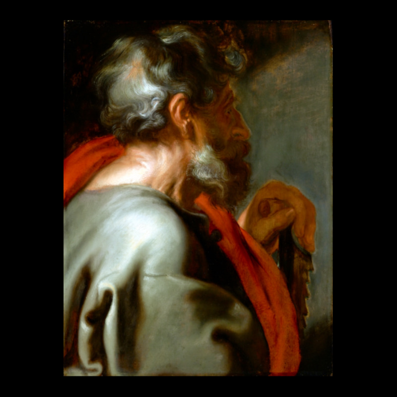 Anthony Van Dyck The Apostle Simon V-neck Tee | Artistshot