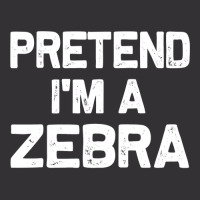 Pretend I M A Zebra Funny Halloween Party Costume Gifts Vintage Hoodie | Artistshot