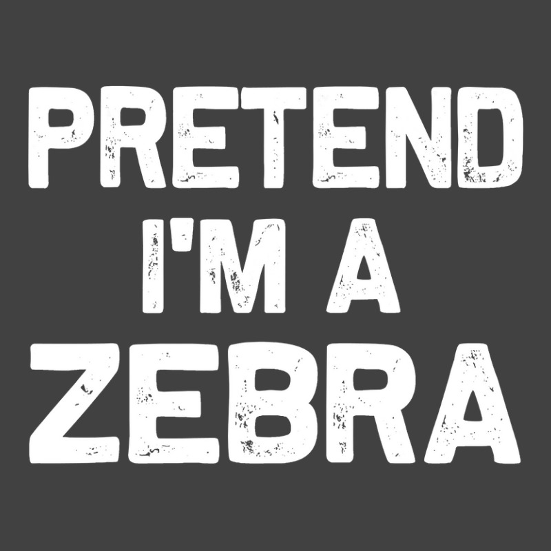 Pretend I M A Zebra Funny Halloween Party Costume Gifts Vintage T-shirt | Artistshot