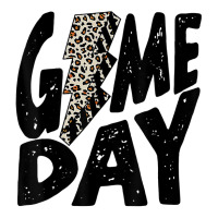 Game Day Game Day Leopard Lightning Bolt T Shirt Maternity Scoop Neck T-shirt | Artistshot