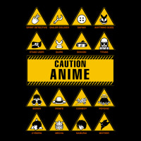 Anime Signs - Caution V-neck Tee | Artistshot