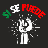 Si Se Puede Spanish Equality Latin Movement Mexican Flag Ladies Fitted T-shirt | Artistshot