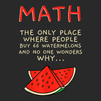 Math And Watermelons Mathematics Calculation Numbers T Shirt Printed Hat | Artistshot