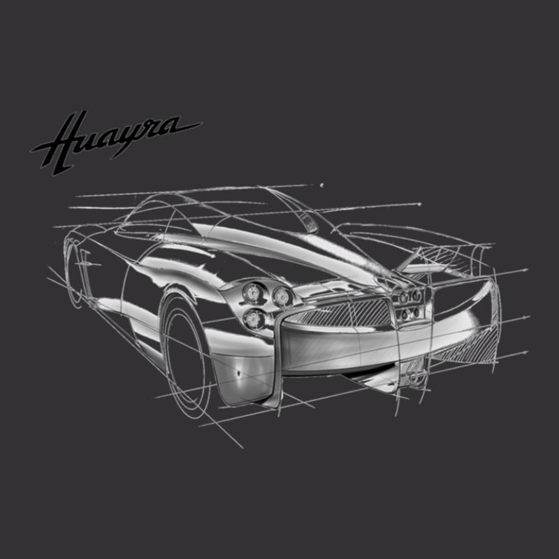 Pagani Huayra Sketch Vintage Short by RobertDoss | Artistshot