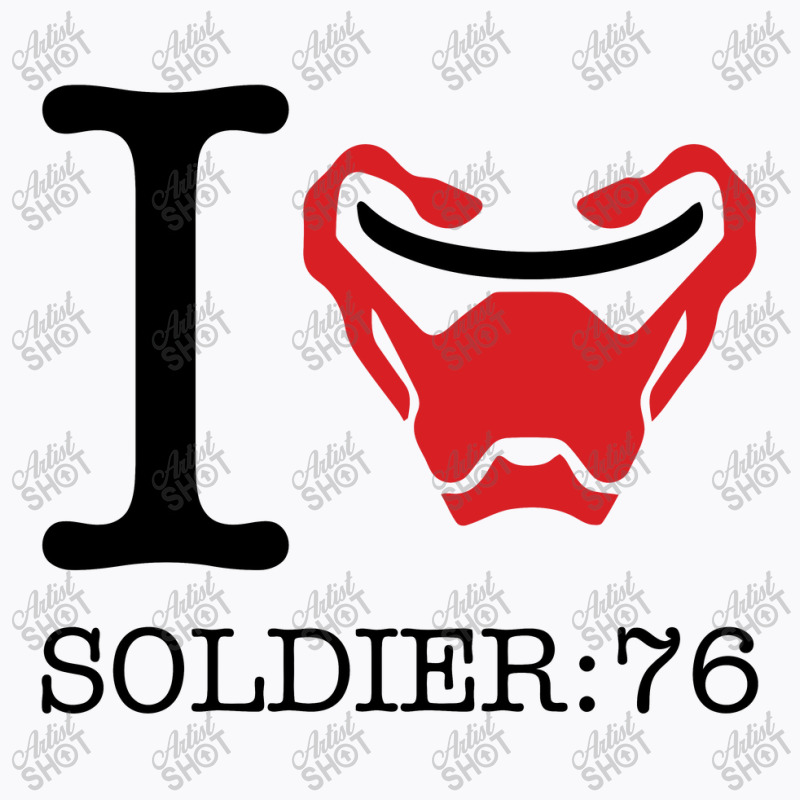 I Love Soldier 76 Overwatch T-shirt | Artistshot