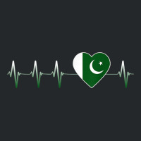 Pakistani Heartbeat I Love Pakistan Flag Heart Pulse Gift Crewneck Sweatshirt | Artistshot