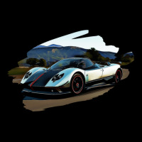 Pagani Zonda Cinque Racing Art Print Adjustable Cap | Artistshot