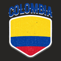 Colombia National Flag World Sport Stadium Fans Supporter Jersey Footb Ladies Fitted T-shirt | Artistshot