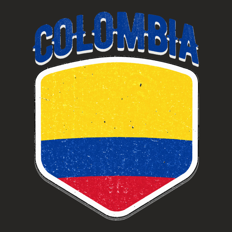 Colombia National Flag World Sport Stadium Fans Supporter Jersey Footb Ladies Fitted T-Shirt by lyheranea | Artistshot