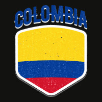 Colombia National Flag World Sport Stadium Fans Supporter Jersey Footb Scorecard Crop Tee | Artistshot