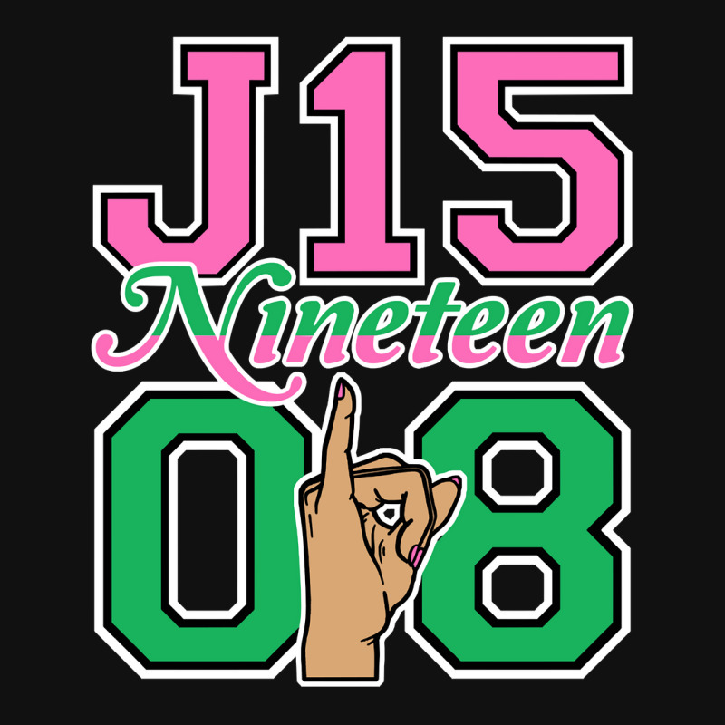 J15 Nineteen 08 Founder's Day Aka Women Hand Sign Sweatshirt Rear Car Mat | Artistshot