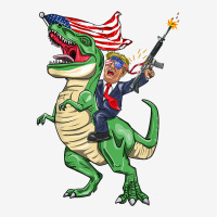 Machine Gun Trump On T Rex Dinosaur With American Flag Travel Mug | Artistshot