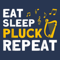 Harpist Eat Sleep Pluck Repeat Harp Player T Shirt Men Denim Jacket | Artistshot