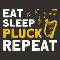 Harpist Eat Sleep Pluck Repeat Harp Player T Shirt Champion Hoodie | Artistshot