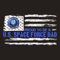 Vintage Usa American Flag Proud To Be A Us Space Force Dad Tank Top | Artistshot