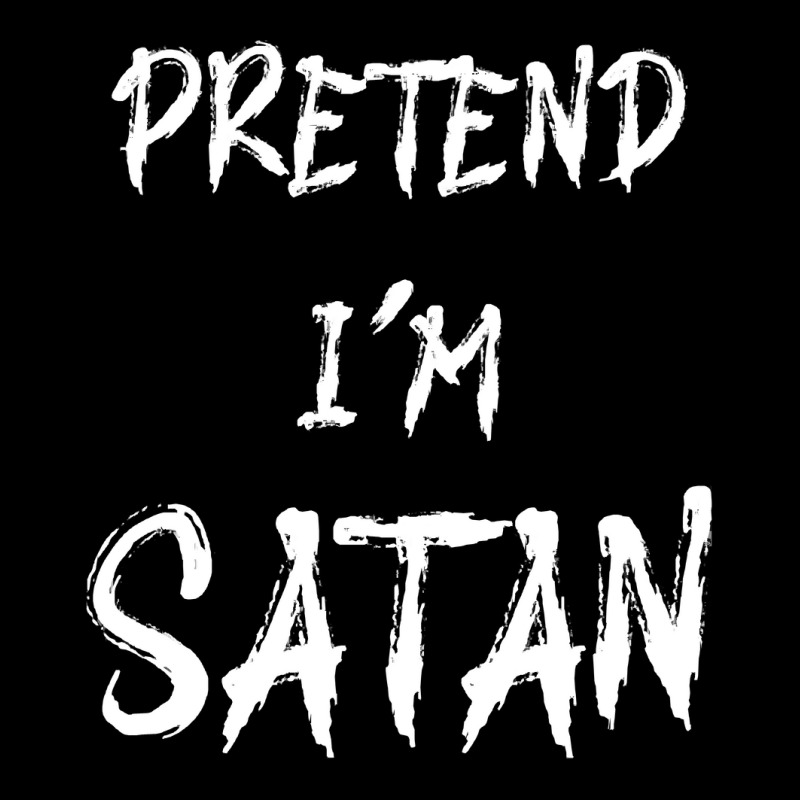 Pretend Im Satan T  Shirt Pretend I'm Satan   Funny Halloween Costume V-neck Tee | Artistshot