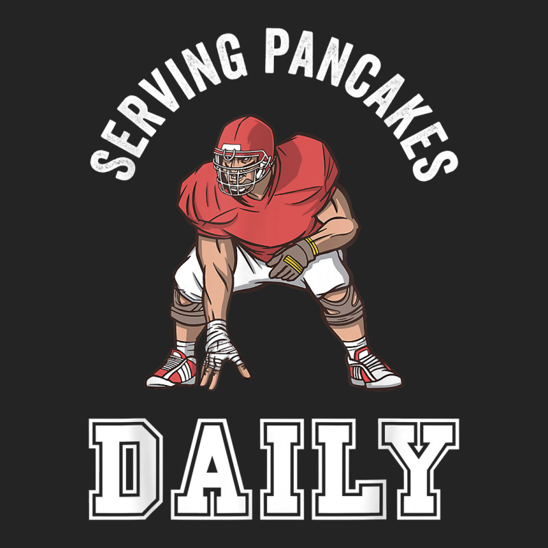 Mens Football Pancakes Served Daily T Shirt 3/4 Sleeve Shirt | Artistshot