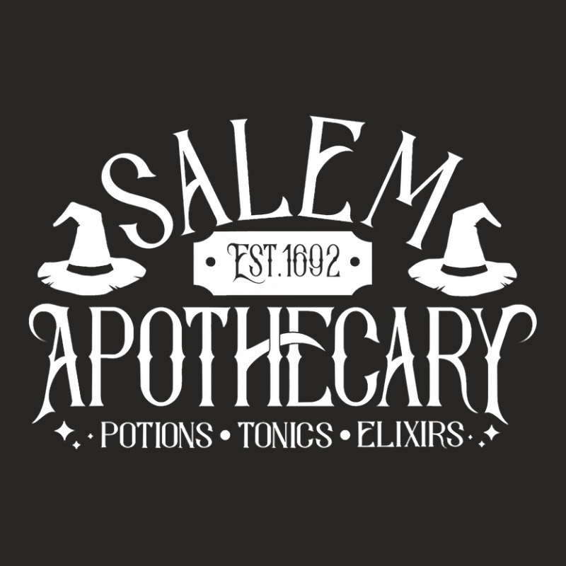 Salem Apothecary 1692 Potions Tonics Elixirs Witch Halloween Ladies Fitted T-Shirt by Haley1989 | Artistshot